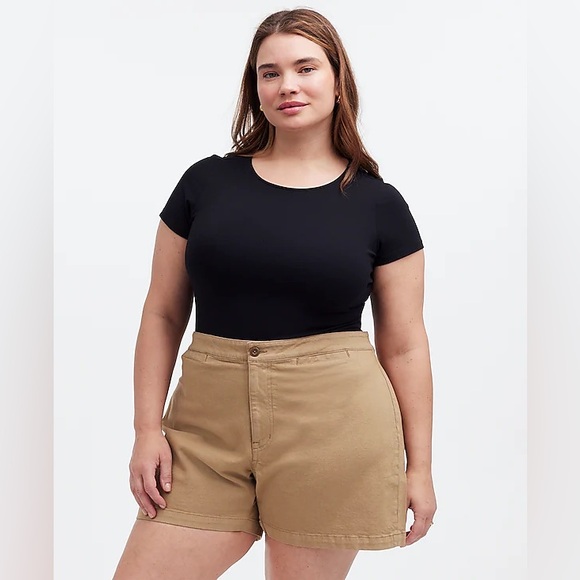 NWT Madewell Brown Desert Tan Emmett Short: Welt Pocket Edition, Size 20 - Picture 2 of 5